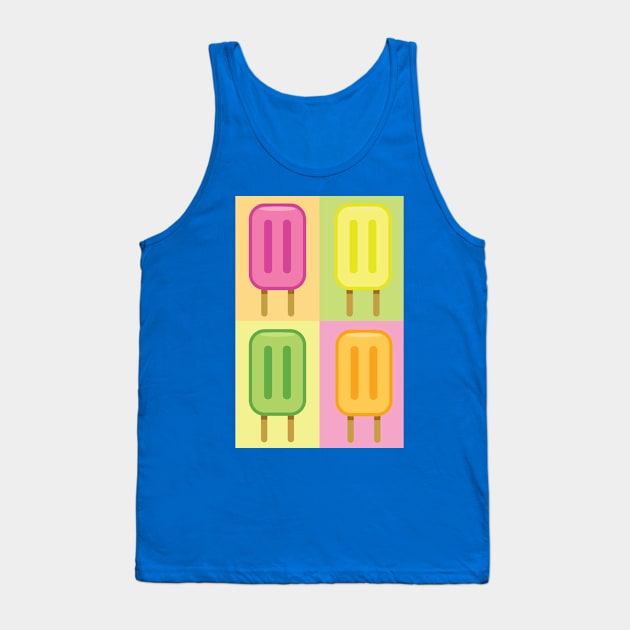 Pop Art Popsicles Tank Top by magentasponge